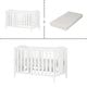 preview thumbnail 14 of 18, South Shore Angel Crib & Toddler's Bed, with Mattress