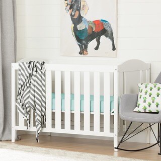 South Shore Cuddly Crib and Toddler's Bed, Pure White