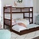 Taylor & Olive Como Wood Mission Twin Bunk Bed with Trundle Unit - Thumbnail 14