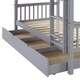 Taylor & Olive Como Wood Mission Twin Bunk Bed with Trundle Unit - Thumbnail 10