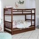 Taylor & Olive Como Wood Mission Twin Bunk Bed with Trundle Unit - Thumbnail 13