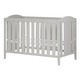 preview thumbnail 2 of 7, South Shore Cookie Crib and Toddler's Bed, Soft Gray