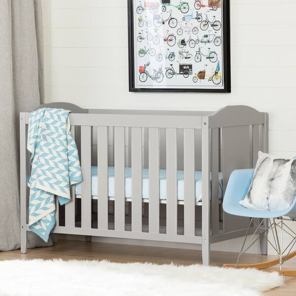 slide 2 of 9, South Shore Cookie Crib and Toddler's Bed, Soft Gray
