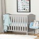preview thumbnail 1 of 7, South Shore Cookie Crib and Toddler's Bed, Soft Gray