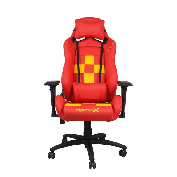 Finish Line Checkered Flag Pattern Gaming and Lifestyle Chair by
