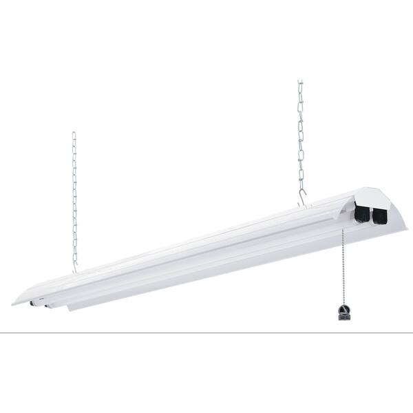 1245 SHOPLIGHT 2-Light Polished Silver Fluorescent Shop Light 1245 SHOPLIGHT 2-Light Polished Silver Fluorescent Shop Light