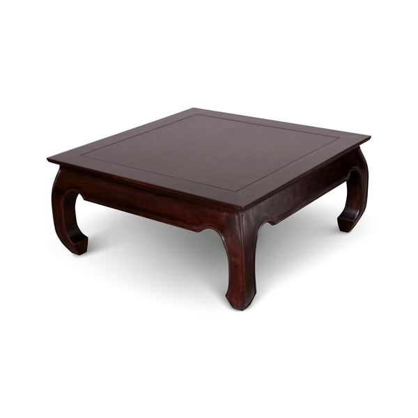 Handmade Nes Opium Solid Mahogany 32 Inch Coffee Table Handmade Nes Opium Solid Mahogany 32 Inch Coffee Table Indonesia