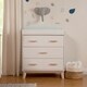 preview thumbnail 3 of 22, Babyletto Scoot 3-Drawer Changer Dresser with Removable Changing Tray