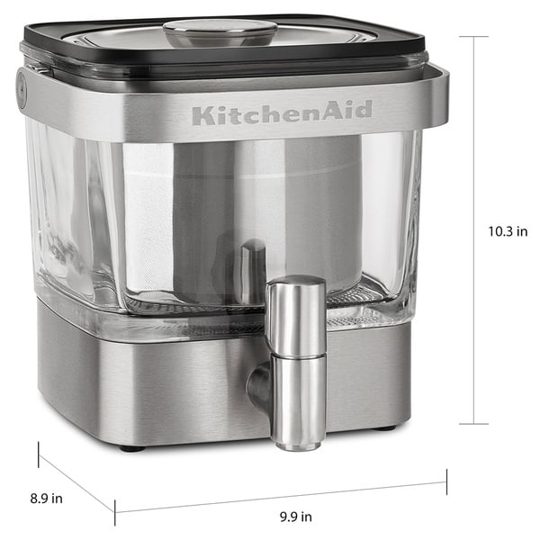 KitchenAid KCM4212SX Cold Brew Coffee Maker, Brushed Stainless Steel