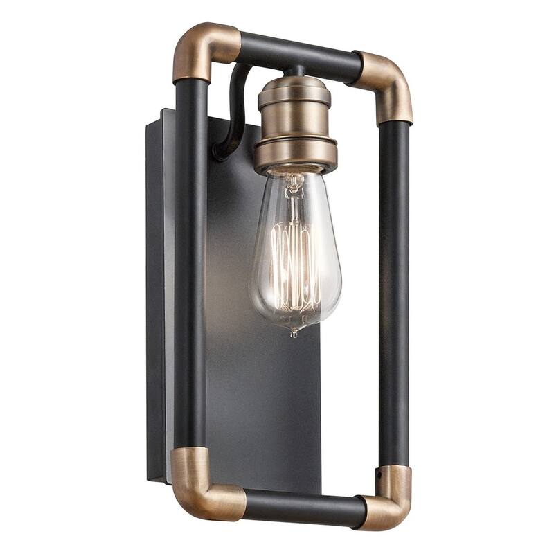 Kichler Lighting Imahn Collection 1-light Black Wall Sconce