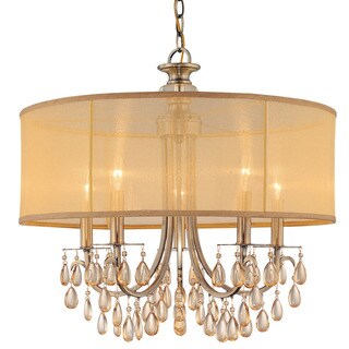Hampton 5-light Antique Brass Chandelier