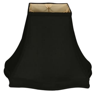 Royal Designs Fancy Square / Gallery Basic Lamp Shade, Black, 7 x 16 x ...