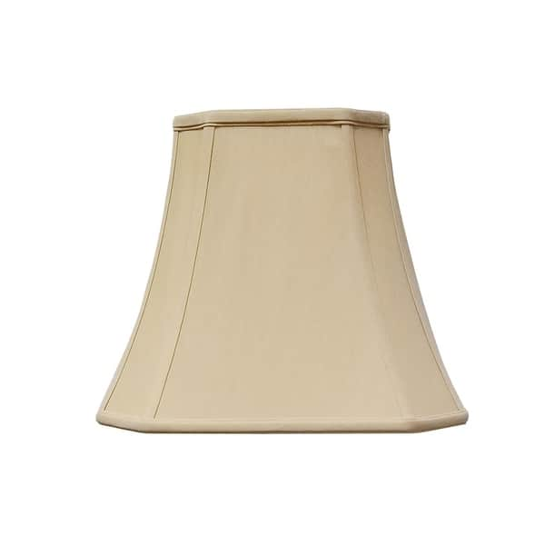 Royal Designs Square Cut Corner Bell Antique Gold Lamp Shade, 5 x 10 x ...