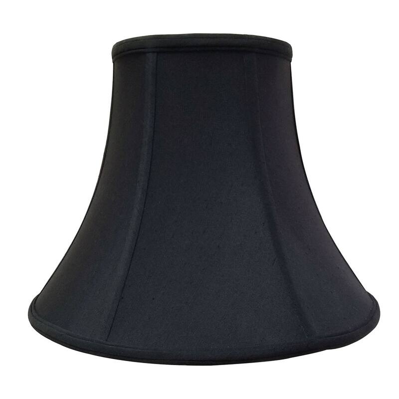 Royal Designs True Bell Black Lamp Shade, 7 x 14 x 11 Bed Bath