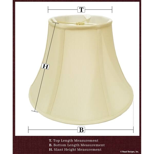 Royal Designs True Bell Antique Gold Flame Clip Lamp Shade, 3.5 x 6 x 6