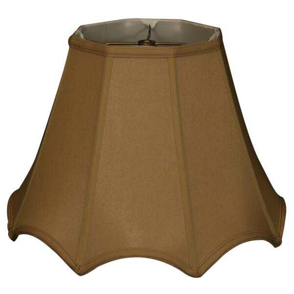 Royal Designs Pointed Empire Basic Lamp Shade, Antique Gold, 7.5 x 14 x