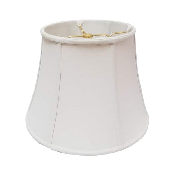 Royal Designs Modified Bell Linen White Lamp Shade 7 5 X 12 X 9 5 On Sale Overstock 14800864