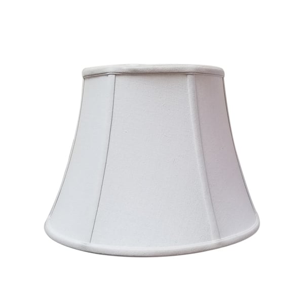 Royal Designs Modified Bell Linen White Lamp Shade 7 5 X 12 X 9 5 On Sale Overstock 14800864