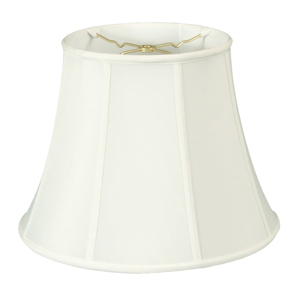 Royal Designs Modified Bell Lamp Shade, White, 9 x 14 x 10.5