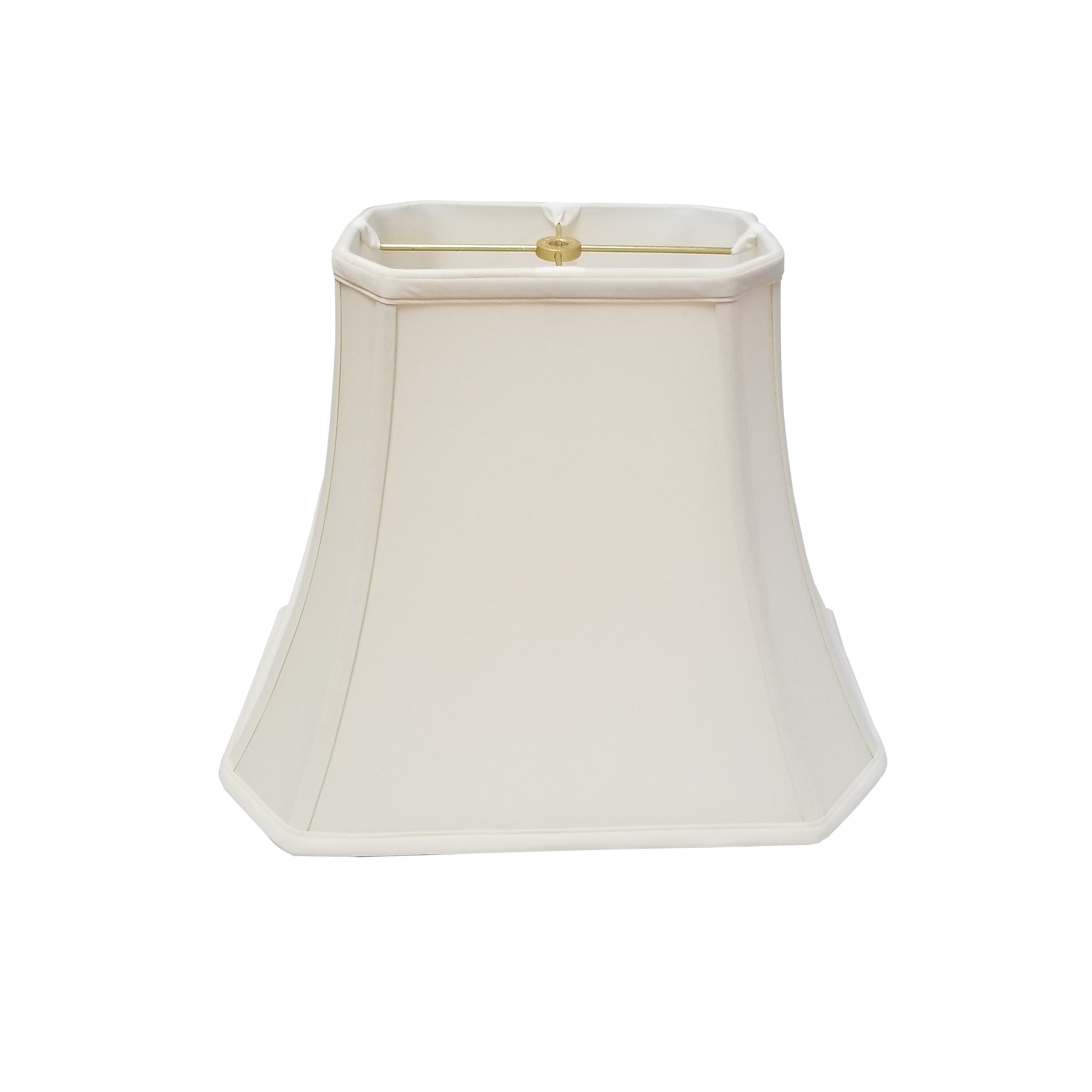 Royal Designs Rectangle Cut Corner Lamp Shade, Beige, (6 X 8) X (9 X 14...