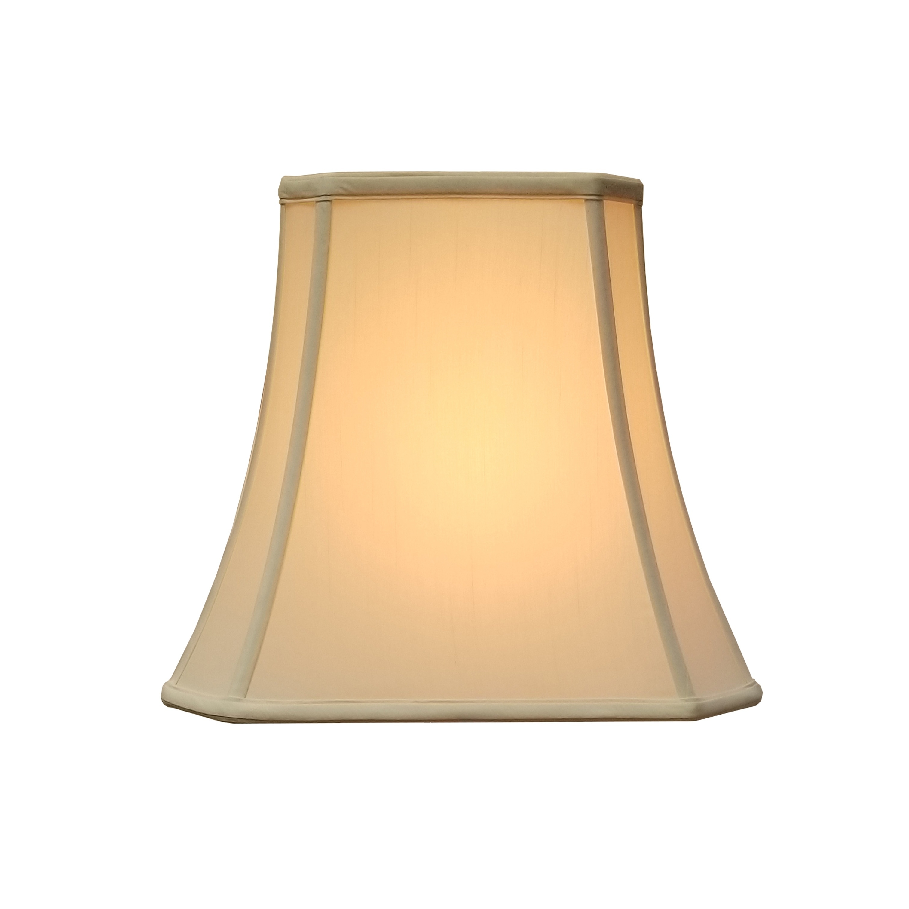 Royal Designs Fancy Square Cut Corner Basic Lamp Shade, Antique Gold, 11 X 17 X 15
