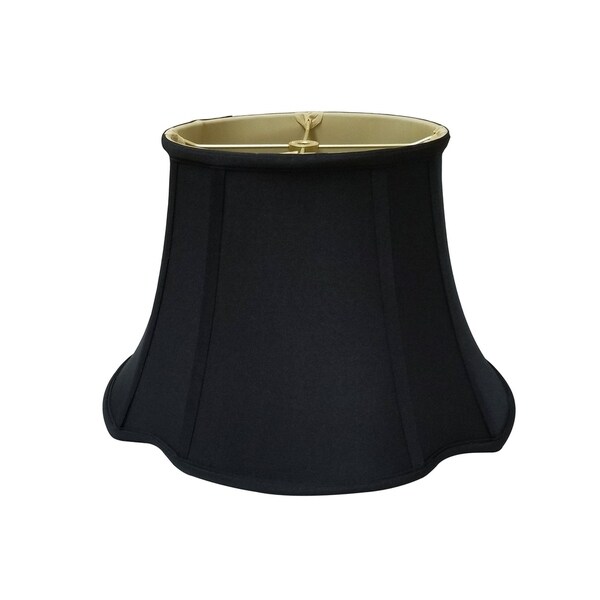 black oval lamp shade