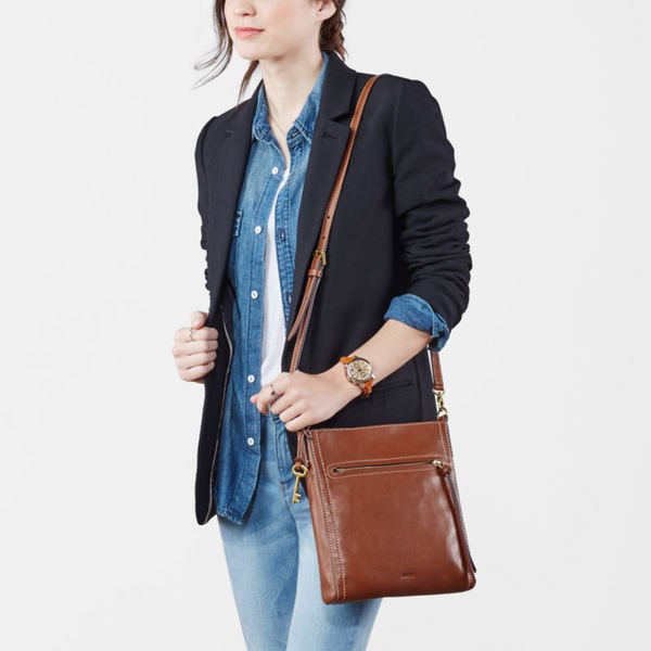 fossil emma crossbody black