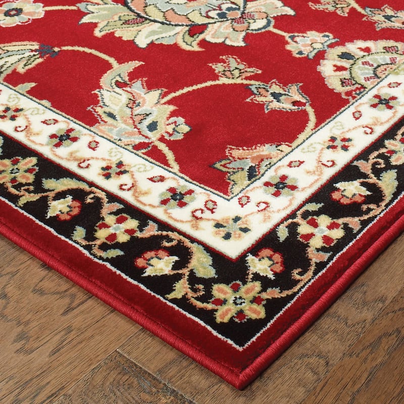 Style Haven Claude Floral Traditional Area Rug