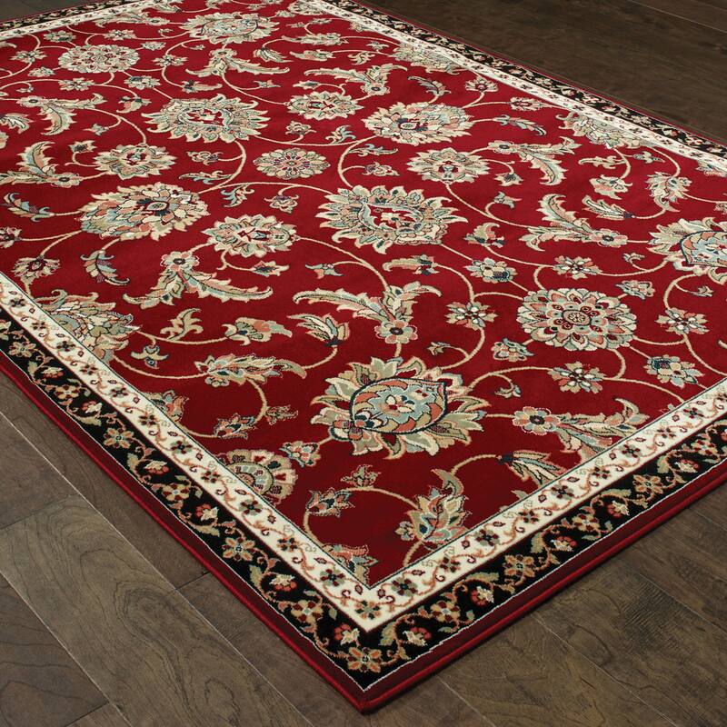 Style Haven Claude Floral Traditional Area Rug