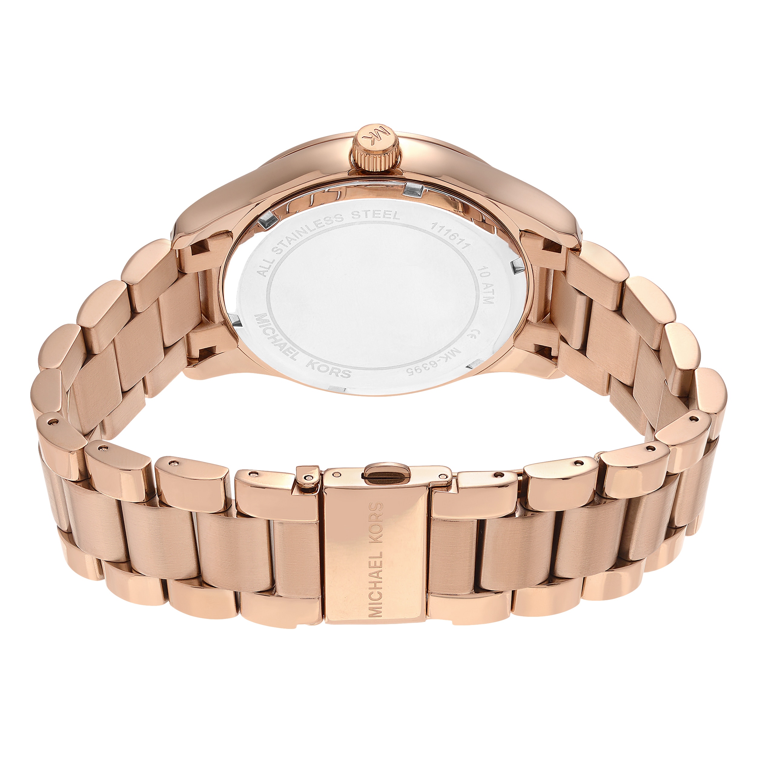 michael kors rose gold world map watch