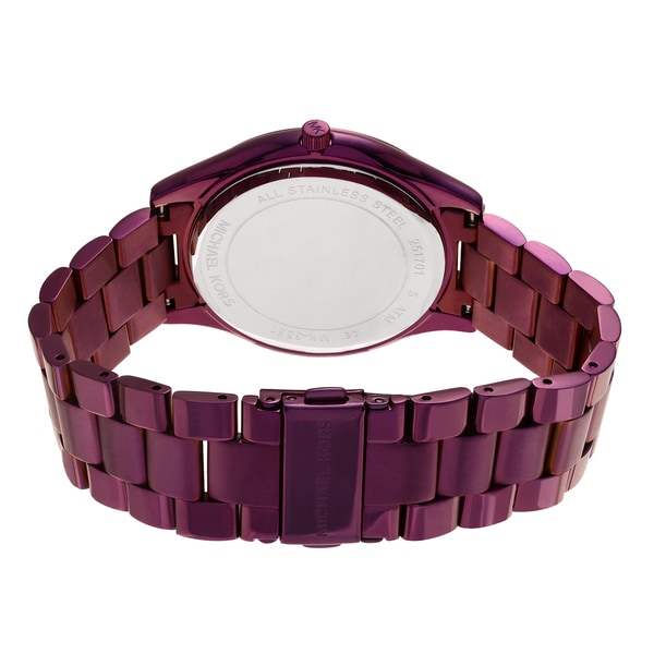 mk plum watch