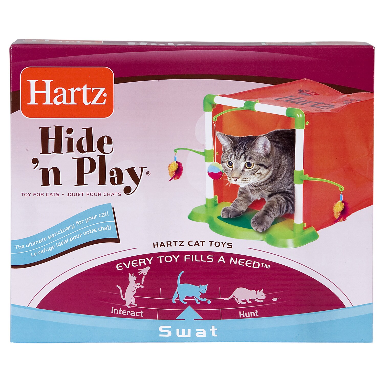 hartz just for cats hide n play