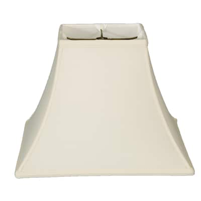 Royal Designs Square Bell Basic Lamp Shade, White, 8 x 16 x 12.5