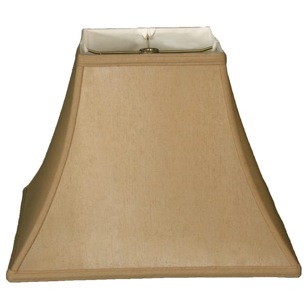 Royal Designs Square Bell Basic Lamp Shade, Antique Gold, 6 x 12 x 10.5