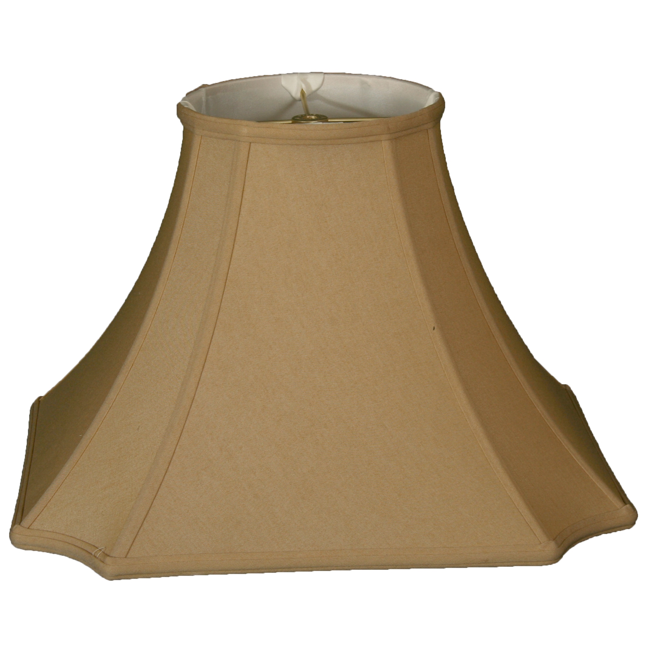 Royal Designs Square Inverted Cut Corner Basic Lamp Shade Blackgold 5 X 10 X 8 Bed Bath