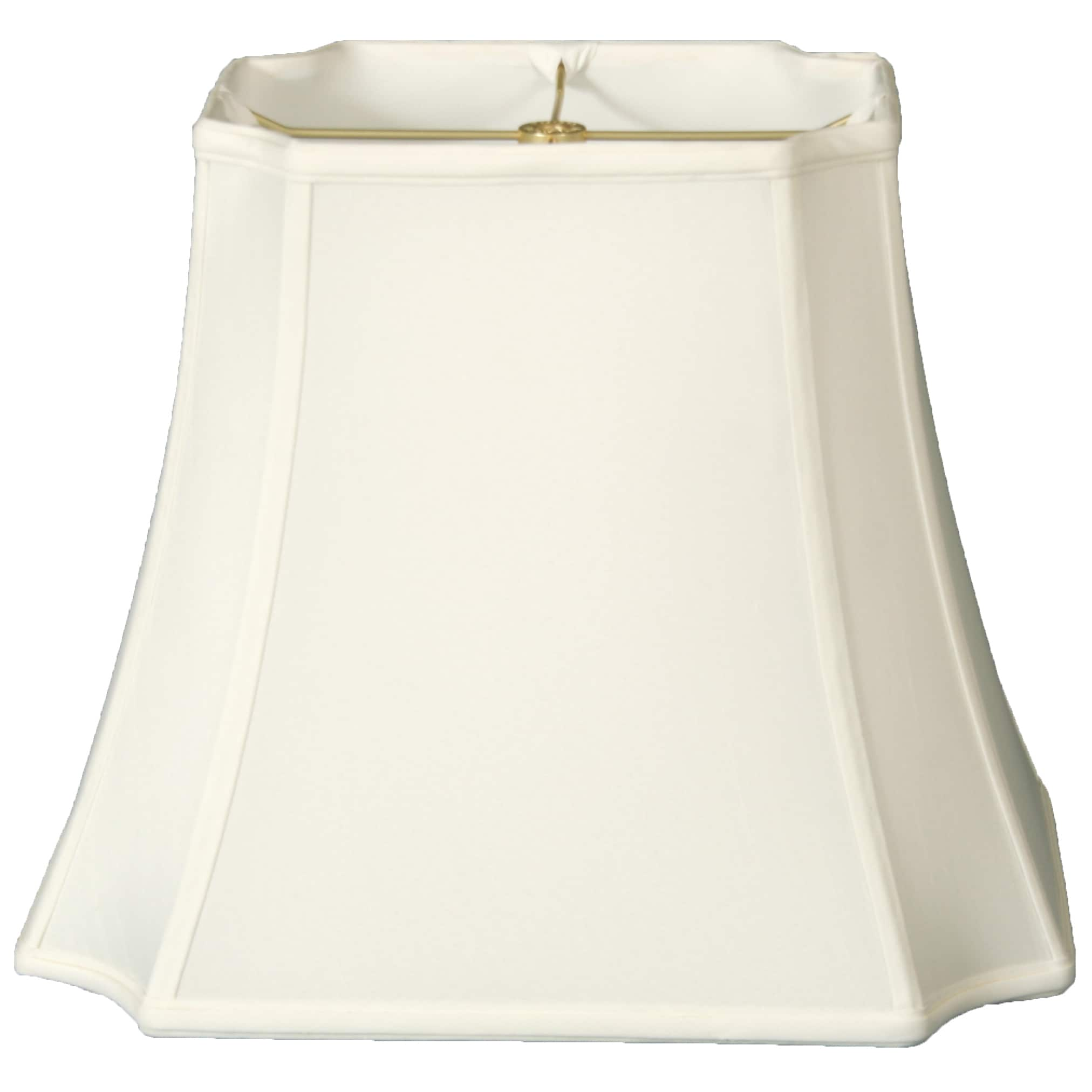 white rectangle lampshade