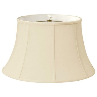 Royal Designs Shallow Drum Bell Billiotte Wall Lamp Shade 8 x 12.5 x 7.6 Beige