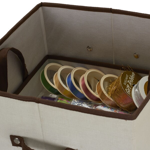 tall wrapping paper storage