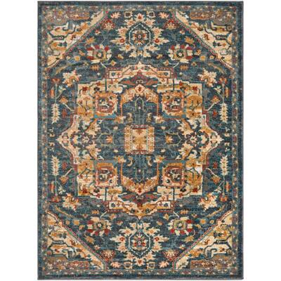 Colonial Home Vintage Medallion Area Rug - 7'10" x 10'3"
