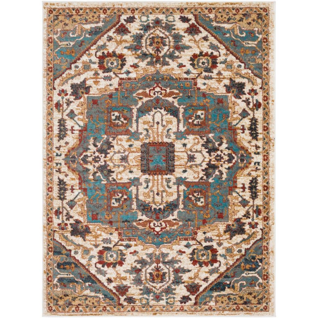 Colonial Home Vintage Medallion Area Rug - 7'10" x 10'3"