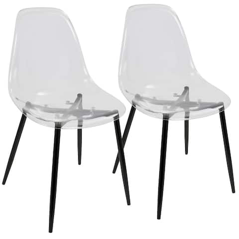 Carson Carrington Dusekarr Mid-century Modern Dining Chairs (Set of 2) - N/A