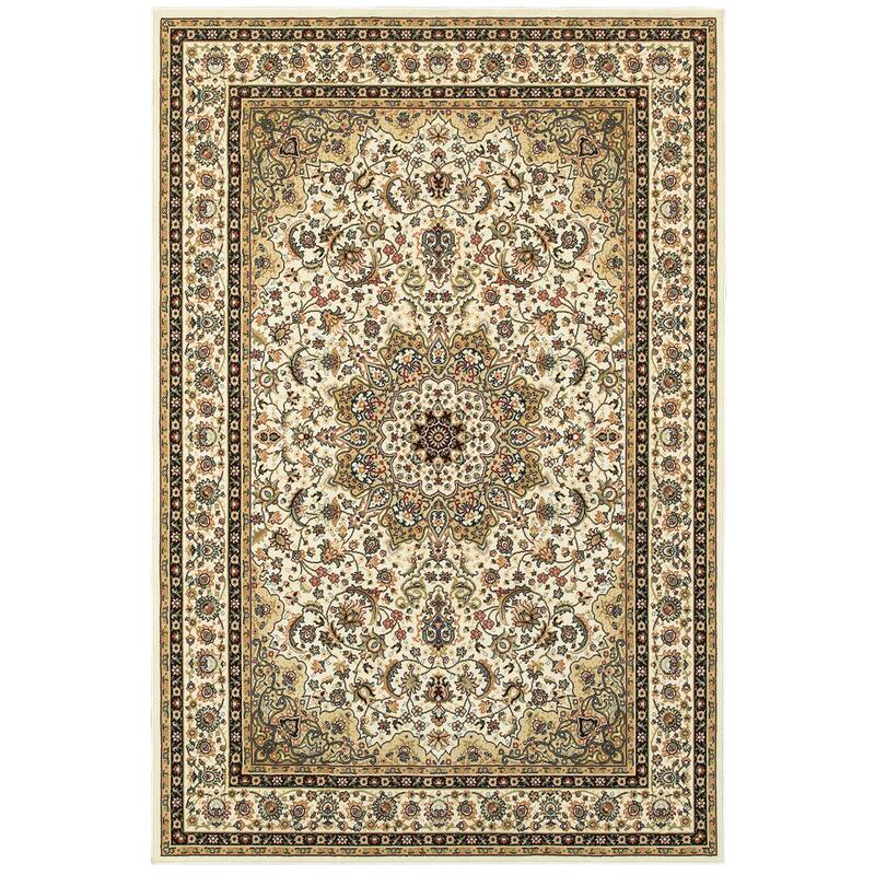Style Haven Stora Red/Ivory Classic Medallion Area Rug
