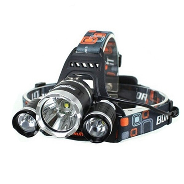 White Light LED 3-mode Black Aluminum Adjustable Headlamp