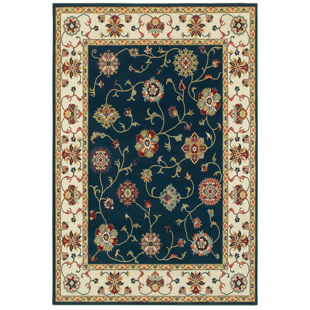 Style Haven Khymer Timeless Borders Traditional Area Rug
