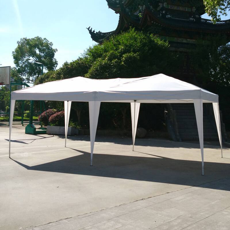 10 Ft x 20 Ft Outdoor Pop Up Canopy Camping Waterproof Folding Tent