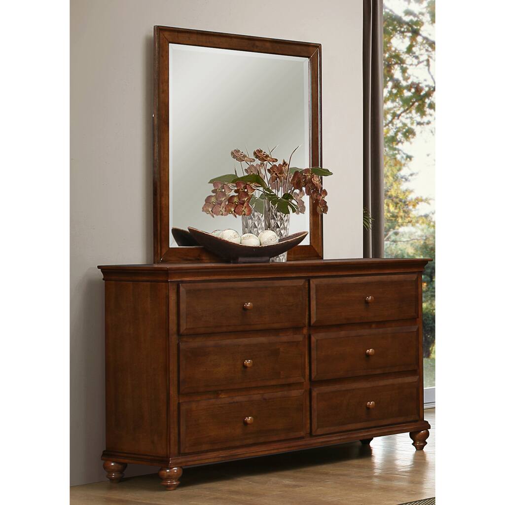 Simmons Casegoods Raleigh Collection Dresser With Mirror