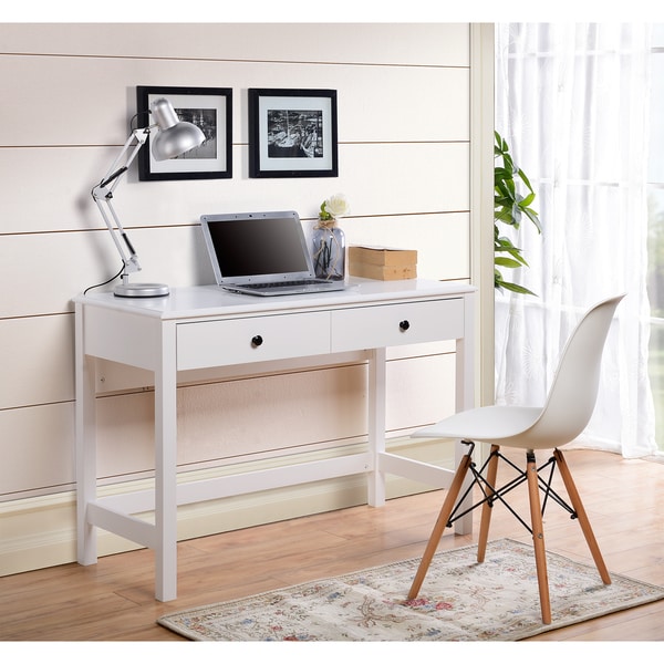 Shop Othello White Particle Board Writing Desk Ships To Canada