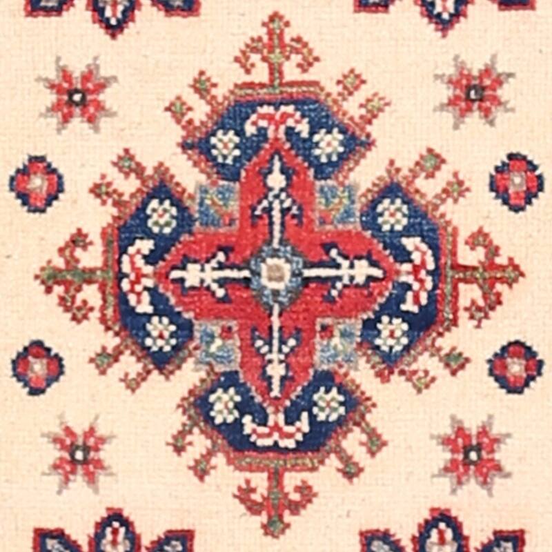 Handmade One-of-a-Kind Vegetable Dye Kazak Wool Rug (Afghanistan) - 2' x 3'