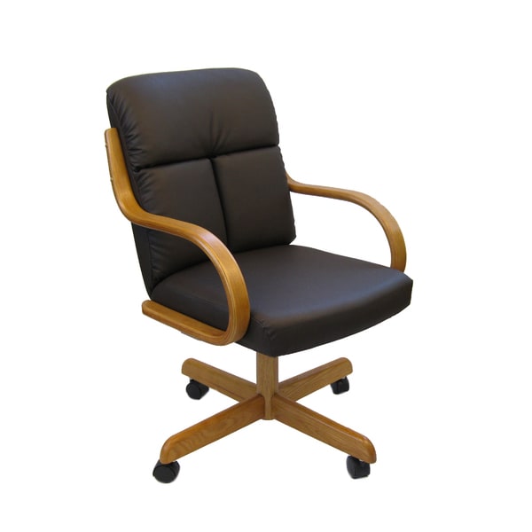Shop Caster Chair Company C178 Franklin Swivel Tilt Caster Arm Chair in