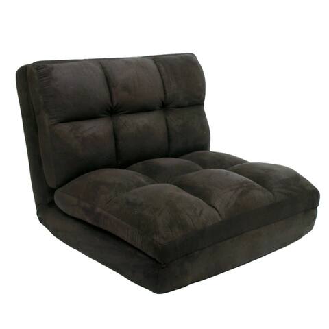 Loungie Microsuede 5-position Convertible Flip Chair/ Sleeper